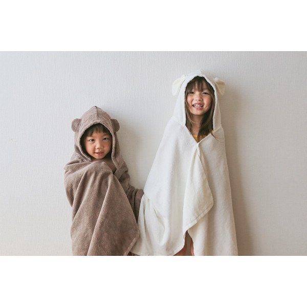 ｓａｍｐｏ－さんぽ－　オーガニックバスポンチョ くまのサムネイル画像2