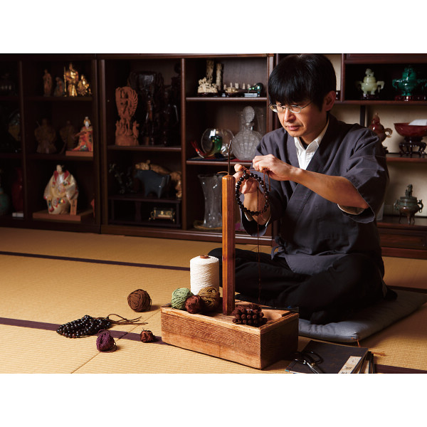 女性用京念珠　人絹新松房のサムネイル画像1