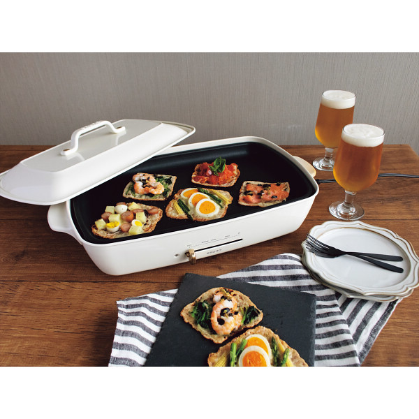 ブルーノ　ホットプレート　グランデサイズ ホワイトのサムネイル画像2