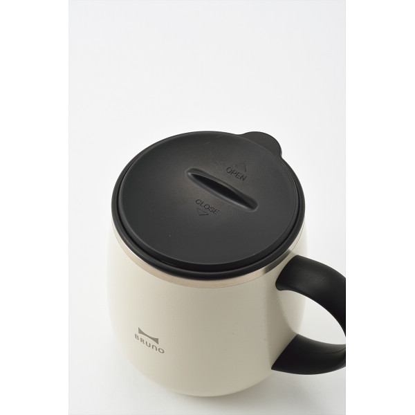 蓋つきステンレスマグ　ｓｈｏｒｔ アイボリーのサムネイル画像3