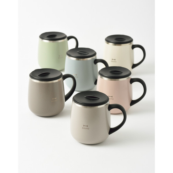 蓋つきステンレスマグ　ｓｈｏｒｔ アイボリーのサムネイル画像9