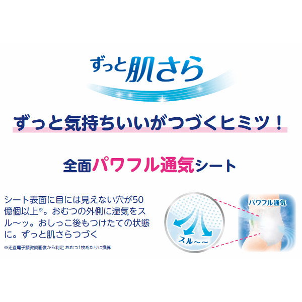 メリーズ　エアスルー　テープ　新生児用５０００ｇまで（６８枚）のサムネイル画像1
