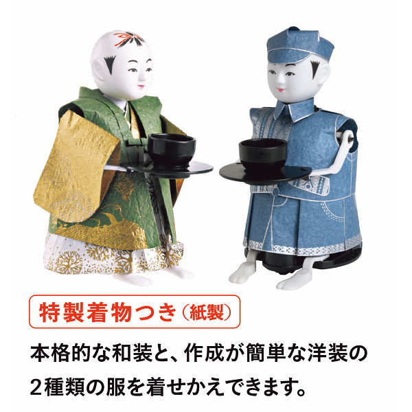 大人の科学マガジン　からくりロボット　ミニ茶運び人形のサムネイル画像5
