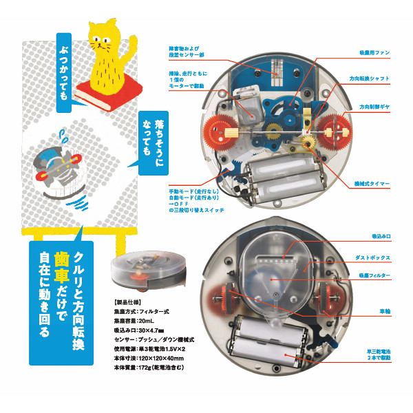 大人の科学マガジン　卓上ロボット掃除機のサムネイル画像2