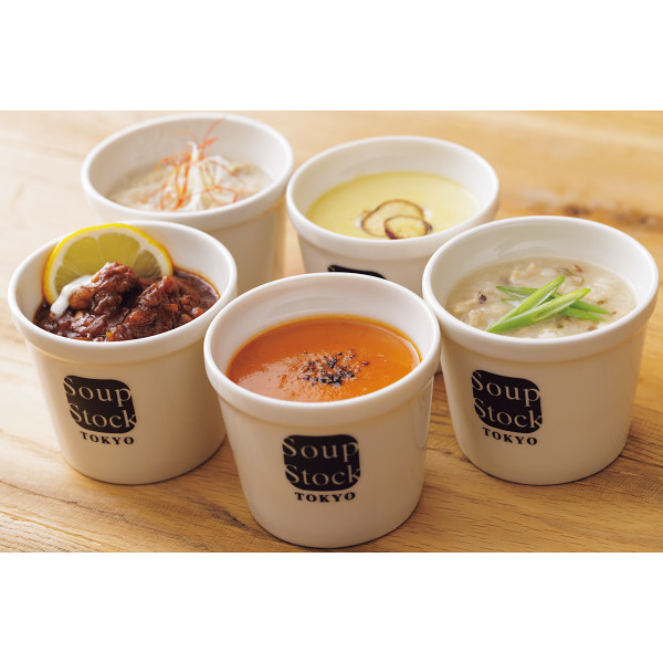 スープストックトーキョー　人気のスープセット（５個）のサムネイル画像1