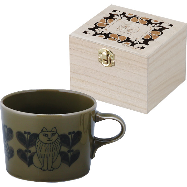 リサ・ラーソン 木箱入マググリーン | シャディギフトモール