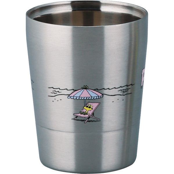 ピーナッツ　二重タンブラーＳ ビーチのサムネイル画像1