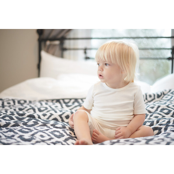 ニューキャッスルクラシックス　スワドルコットン２枚セット ピラミッド／モロッカンブルーのサムネイル画像4