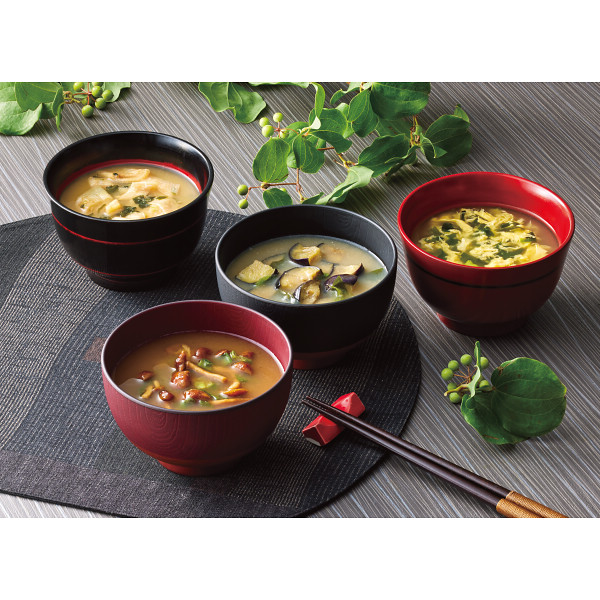 フリーズドライ　おみそ汁＆たまごスープ（１０食）のサムネイル画像1