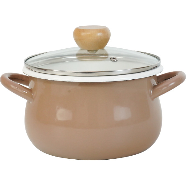 ストクック IHホーローポット（18cm）ブラウン | シャディギフト