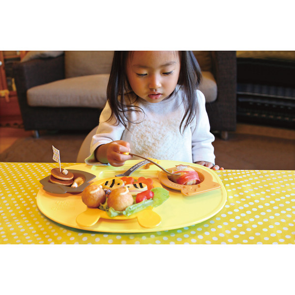 アイコンランチプレート くまのプーさん×イエローのサムネイル画像6