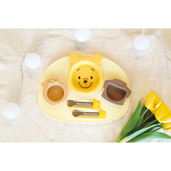 アイコンランチプレート くまのプーさん×イエローのサムネイル画像7