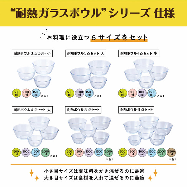 マジクック　耐熱ボウル３点セット　小のサムネイル画像2