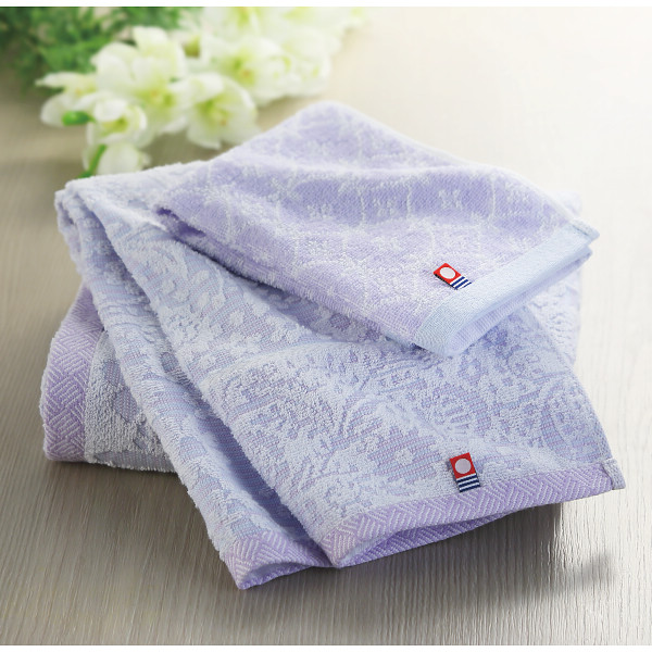 伊予国　花つむぎ　バス・フェイス・ウォッシュタオルセットのサムネイル画像1