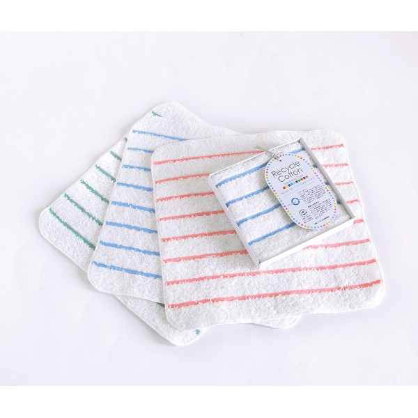 泉州リサイカラー　タオルハンカチ レッドのサムネイル画像1