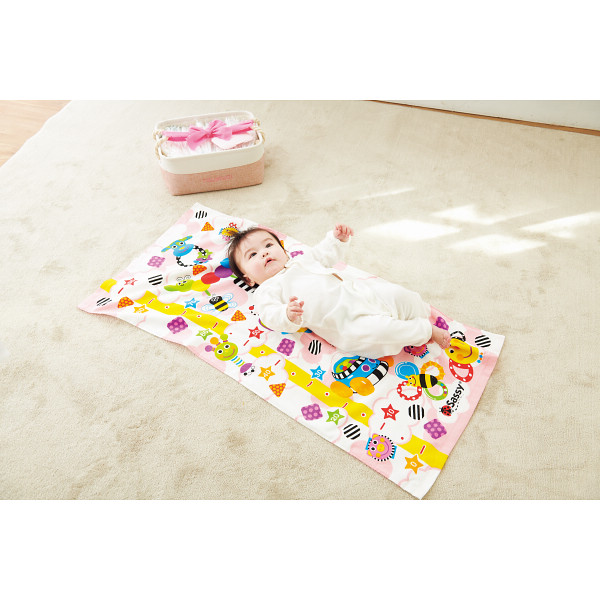 バスケット　身長計　ビタット　ギフトセット（お名入れ） ピンクのサムネイル画像4