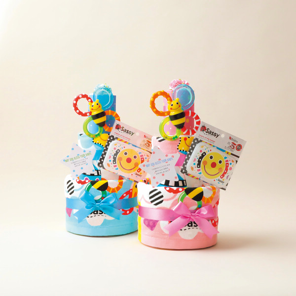 サッシー　おむつケーキ ブルーのサムネイル画像6