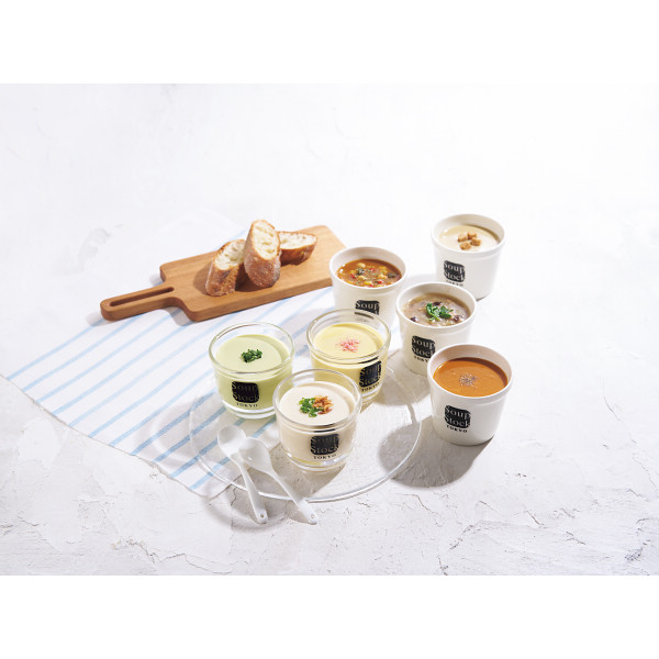 スープストックトーキョー　冷温７種の夏スープセットのサムネイル画像1