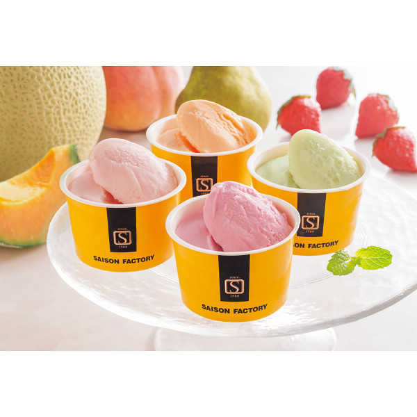 セゾンファクトリー　日本の名産フルーツアイス（１２個）のサムネイル画像1