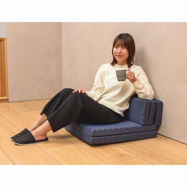 ｎｉｓｈｉｋａｗａ　ごろ寝マット　スイート ネイビーのサムネイル画像5