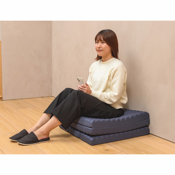 ｎｉｓｈｉｋａｗａ　ごろ寝マット　スイート ネイビーのサムネイル画像7