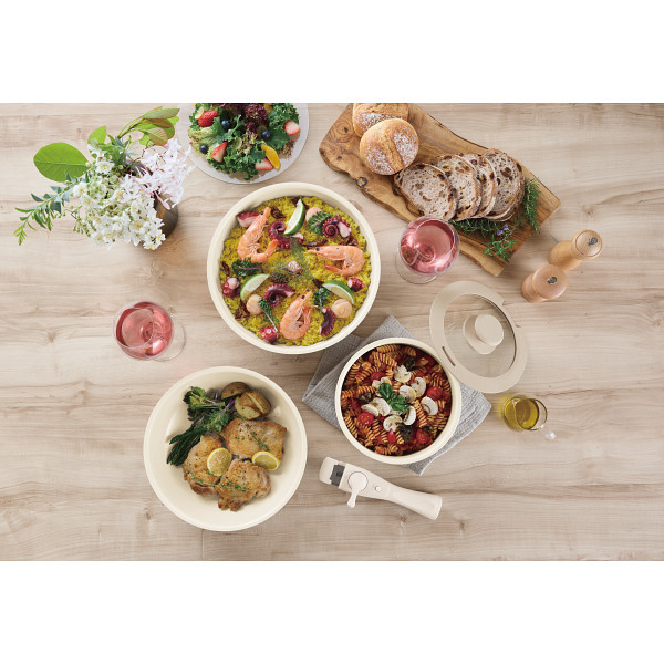 マジクック　セラミック加工　ＩＨ対応着脱ハンドルフライパン５点セットのサムネイル画像4