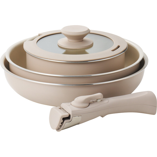 マジクック　セラミック加工　ＩＨ対応着脱ハンドルフライパン５点セットのサムネイル画像6