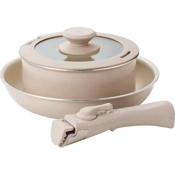 マジクック　セラミック加工　ＩＨ対応着脱ハンドルフライパン４点セットのサムネイル画像5