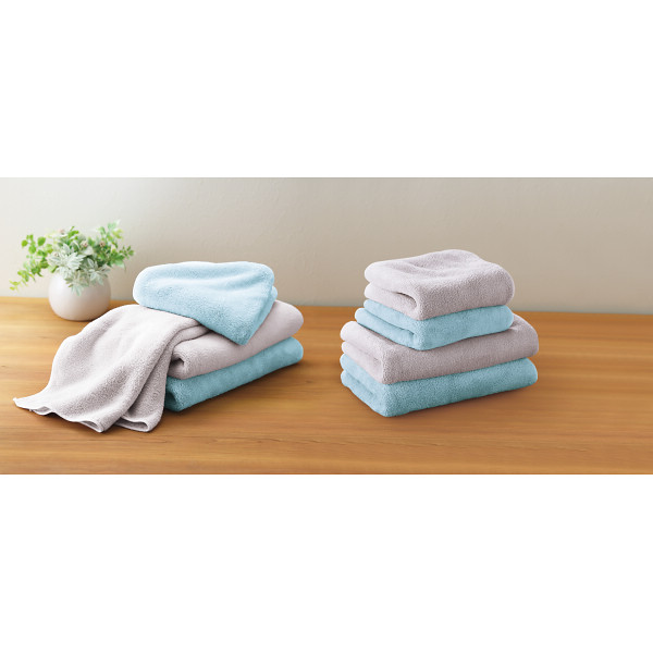 生活時間を確保するタイパタオル　スリムバス・フェイスタオルセットのサムネイル画像2