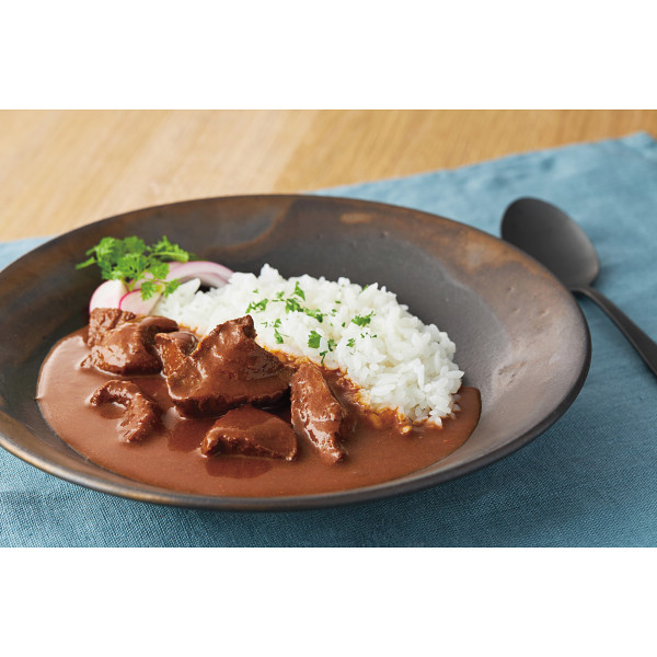 木の屋石巻水産　牛たん粗挽きスパイスカレー煮込みのサムネイル画像1