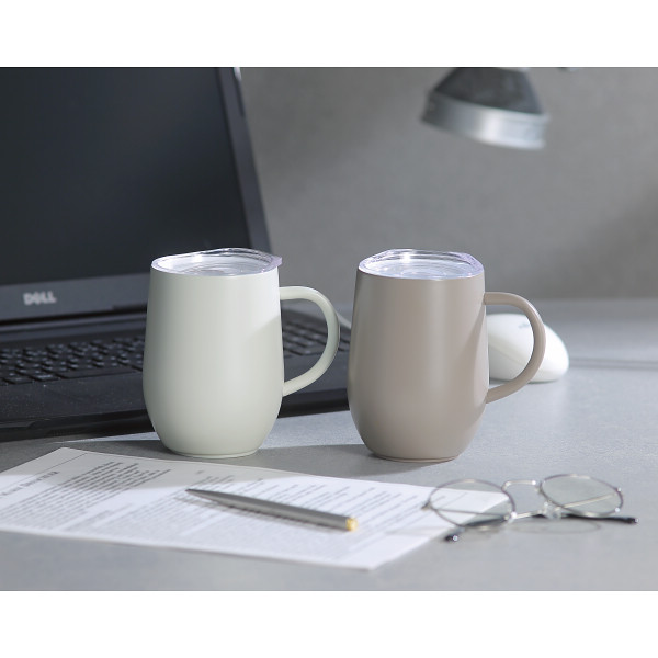 モルン　セラミック加工ステンレスマグ　滑り止め付 モカのサムネイル画像4