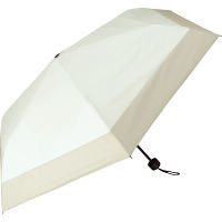 ジミージー　晴雨兼用ＵＶ加工　折りたたみ傘（５５ｃｍ）遮熱タイプ オフホワイト・ベージュ２ 