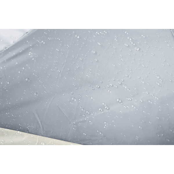 ジミージー　晴雨兼用　ＵＶ加工　軽量折りたたみ傘（５５ｃｍ）遮熱タイプ グレー・オフホワイト２のサムネイル画像4