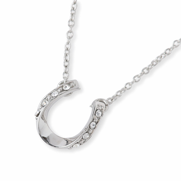 ミチコ　ロンドン　コシノ　ツイスト馬蹄ペンダント シルバーのサムネイル画像1