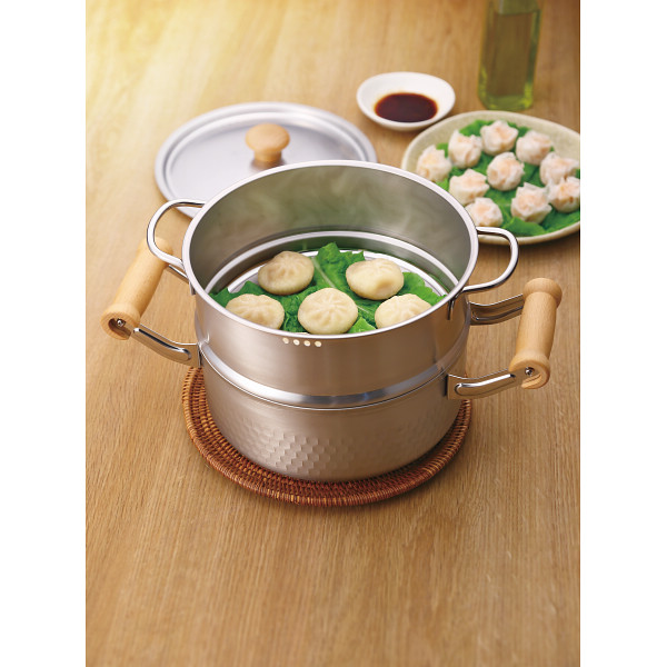 匠福　二段蒸し器（２０ｃｍ）のサムネイル画像1