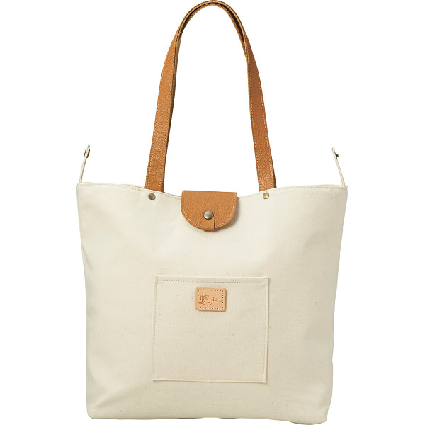 ＨａＬ　倉敷産帆布×姫路レザー　Ａライントート＆サコッシュ キナリのサムネイル画像1