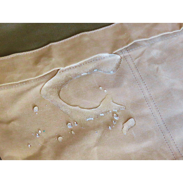 そだてる帆布Ｇｒｏｕｇｈ　トートバッグ ベージュ×カーキのサムネイル画像2