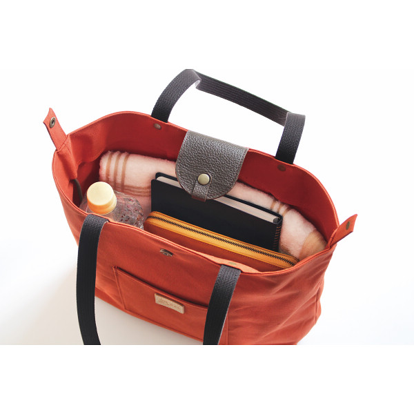 ＨａＬ　倉敷産帆布×姫路レザー　Ａライントート＆サコッシュ テラコッタのサムネイル画像1