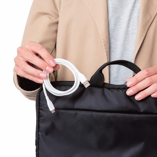 エレコム　ＵＳＢ－Ａ　ｔｏ　ＵＳＢ－Ｃケーブル　１．０ｍ ホワイトのサムネイル画像1