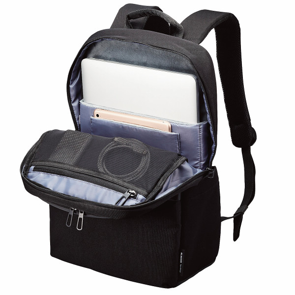 エレコム　ビジネスリュック　１７ｌ　軽量　撥水加工 ブラックのサムネイル画像2