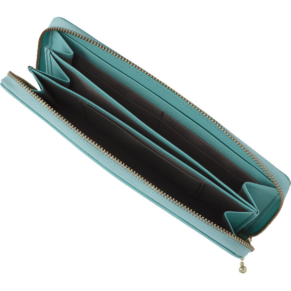 クリオブルー　ラウンドファスナー財布 ブルーのサムネイル画像1