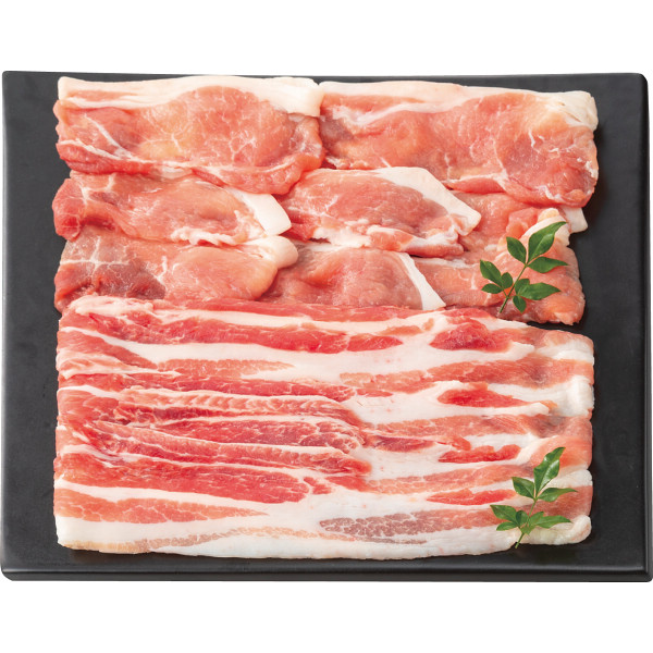 庄内豚　バラ・モモ　しゃぶしゃぶ用（計３５０ｇ）