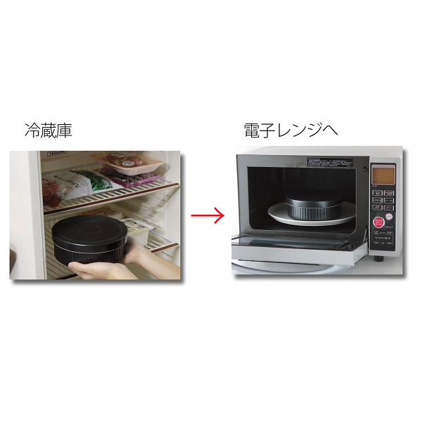 波佐見焼　しゃもじ付陶製おひつ（１．５合）のサムネイル画像1