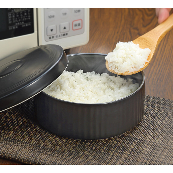 波佐見焼　しゃもじ付陶製おひつ（１．５合）のサムネイル画像2