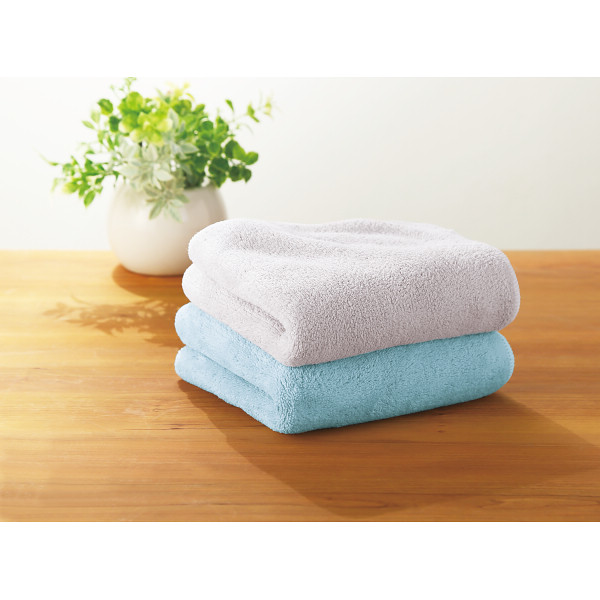 生活時間を確保するタイパタオル　フェイスタオル２枚セットのサムネイル画像1