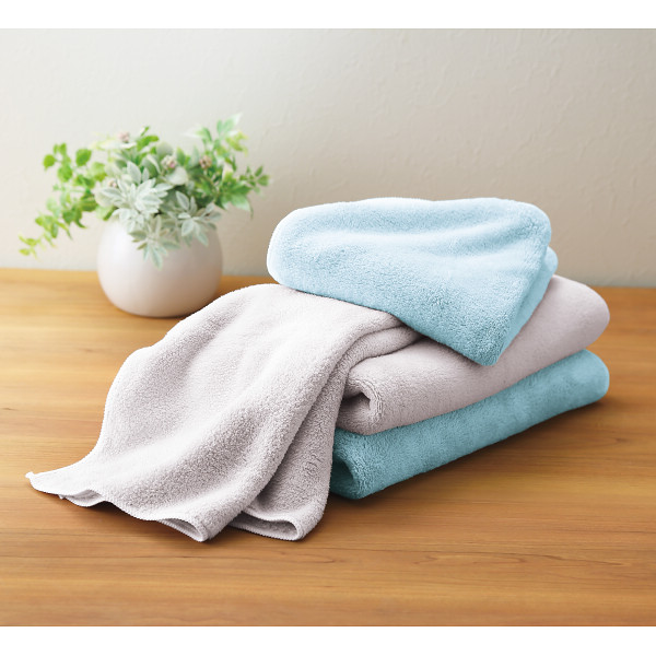 生活時間を確保するタイパタオル　スリムバス・フェイスタオルセットのサムネイル画像1