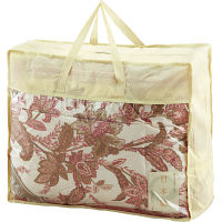 ダウン８５％入り　日本製羽毛肌掛けふとん