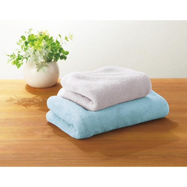 生活時間を確保するタイパタオル　スリムバス・フェイスタオルセットのサムネイル画像1