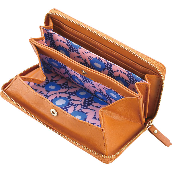 キッピス　ギャルソン長財布 キャメルのサムネイル画像1