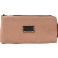 日本製柿渋染長財布